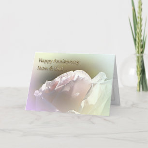 Cartão de Felicitações de Aniversário de Casamento