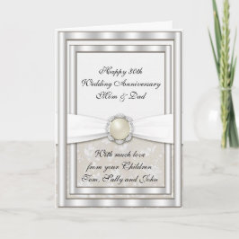 Cartão de Felicitações de Aniversário de Casamento