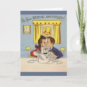 Cartão de Felicitações de Aniversário de Casamento