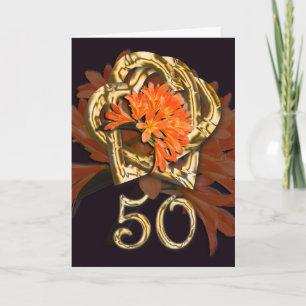 Cartão de Felicitações de Aniversário de Ouro