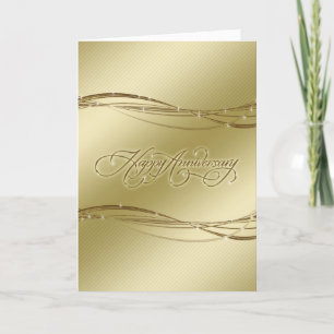 Cartão de Felicitações de Bodas de Ouro
