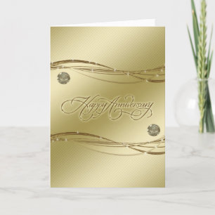 Cartão de Felicitações de Bodas de Ouro