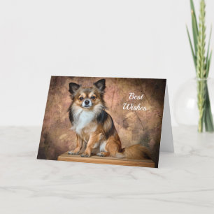Cartão de Felicitações de Casamento Chihuahua