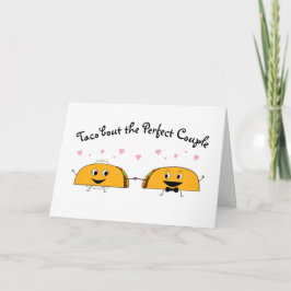Cartão de Felicitações de Casamento Taco