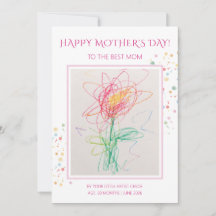 Cartão de Felicitações de Dia das Mães com Arte In