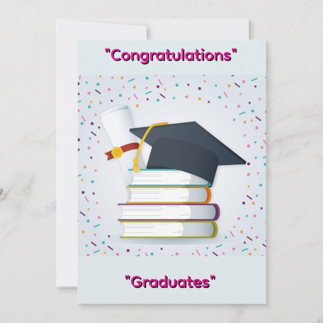 Cartão de Felicitações de Formatura ("Celebrate Success")