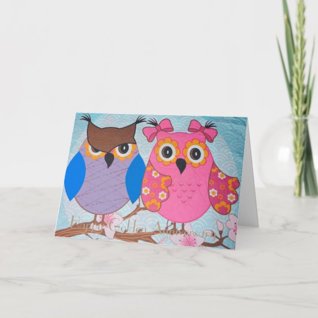 CARTÃO DE FELICITAÇÕES DO ANIVERSÁRIO DE BODAS DE  (Frente)