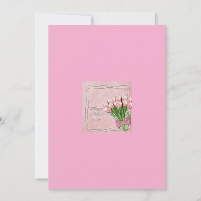 Cartão de Felicitações do Dia da Mãe (Frente)