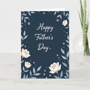 Cartão de Felicitações do Dia dos Pais Indigo