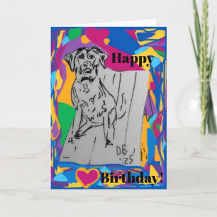 Cartão de Felicitações Dobrado