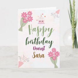 Cartão de Felicitações Dobrável