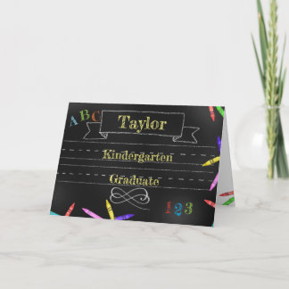 Cartão de Felicitações Dobrável de Formatura do Ja