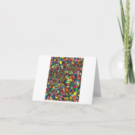 cartão de felicitações "Domingo de Páscoa" dobrado