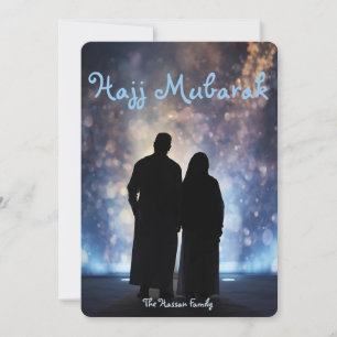 Cartão de felicitações Hajj Mubarak, Cartão Umrah 