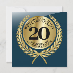 Cartão de felicitações individual no aniversário