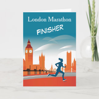 Cartão de Felicitações para Finalistas da Maratona