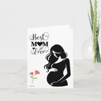 Cartão de felicitações para Mãe em expectativa