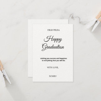 Cartão de Felicitações Plano 3,5" x 5"