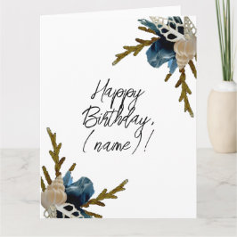 Cartão de Felitações Dobrado