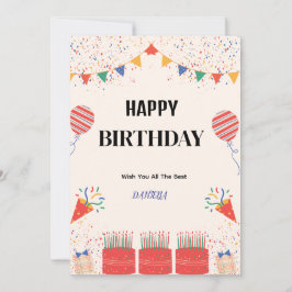 CARTÃO DE FELIZ ANIVERSÁRIO