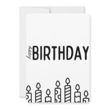 Cartão de Feliz Aniversário
