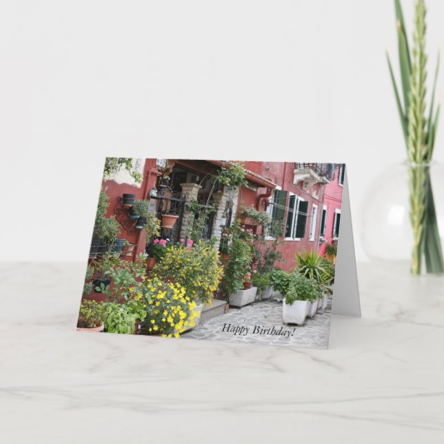 Cartão de Feliz Aniversário (Frente)