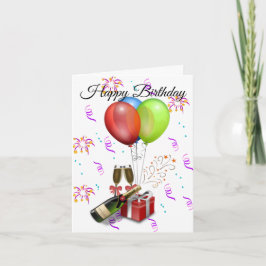 Cartão de Feliz Aniversário