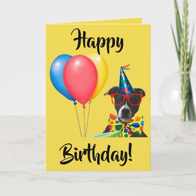 Cartão de Feliz Aniversário! (Frente)