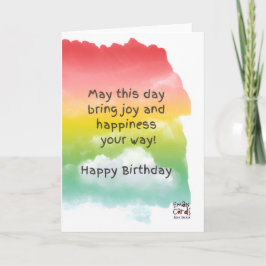 Cartão de Feliz Aniversário