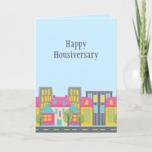 Cartão de Feliz Aniversário de Casa para Corretor