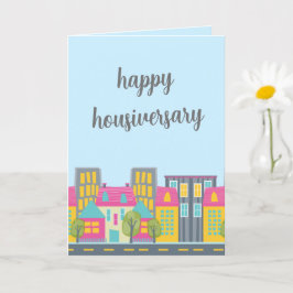 Cartão de Feliz Aniversário de Casa para Corretor