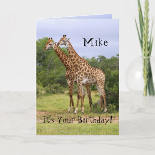 Cartão de Feliz Aniversário do Mike "Vai-Te Selv