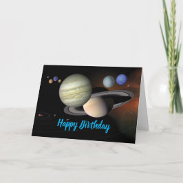 Cartão de Feliz Aniversário Dobrado