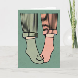 Cartão de Feliz Aniversário para o Casal Combinaçã