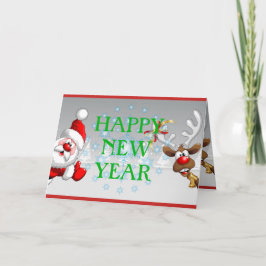 Cartão de Feliz Ano Novo