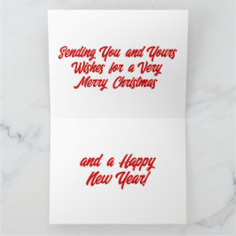 Cartão de Feliz ano novo Feliz de Natal