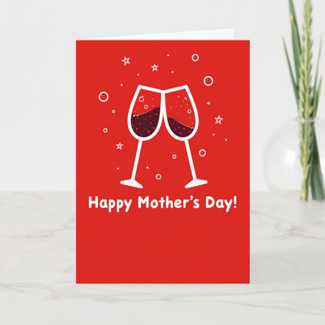 Cartão de Feliz Dia das Mães (Frente)