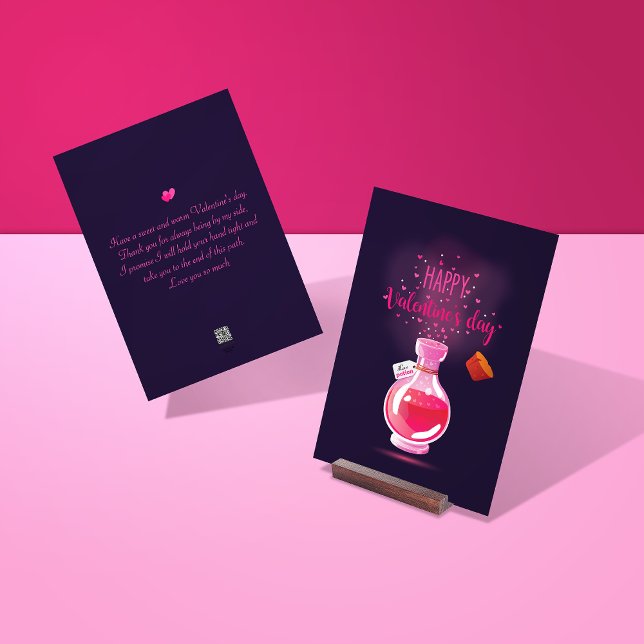 Cartão de Feliz dia de os namorados de Poção de Am (Criador carregado)