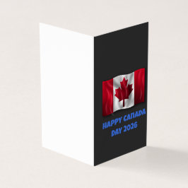 Cartão de Feliz Dia do Canadá