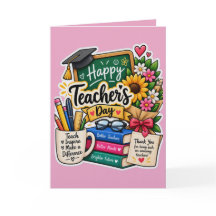 Cartão de Feliz Dia dos Professores