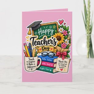 Cartão de Feliz Dia dos Professores