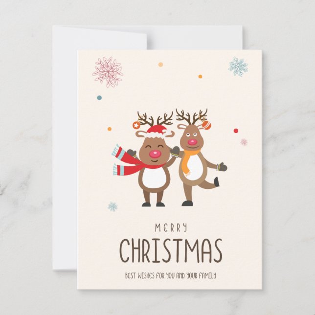 Cartão de Feliz Natal (Frente)