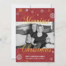 Cartão de Feliz Natal Russo com Roteiro