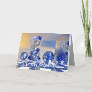 Cartão de Feliz Natal Surrealista