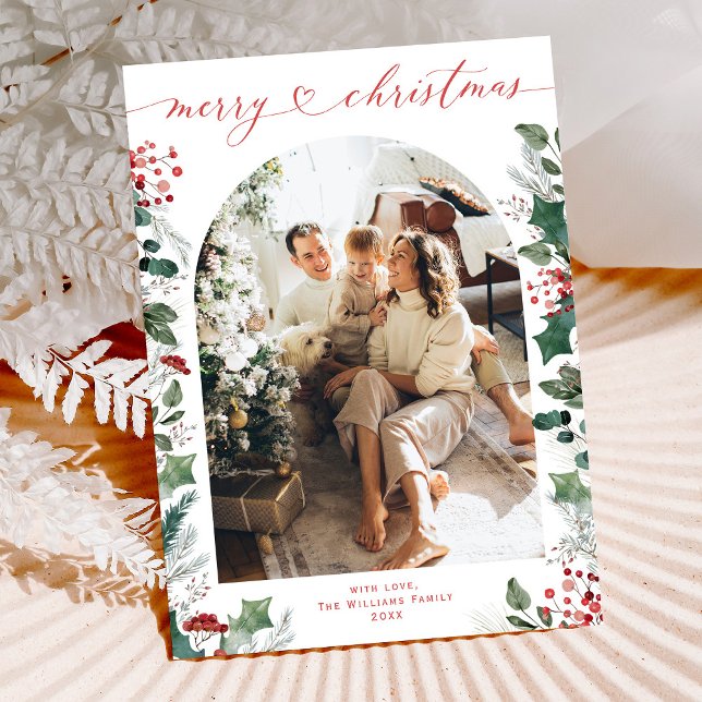 Cartão de Feriado de 1 Fotografia de Natal Verde V (Criador carregado)