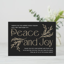 Cartão de Feriado de Cor Editável Lavish Soirée