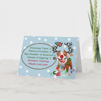 Cartão de Feriado de Emergência de Cão