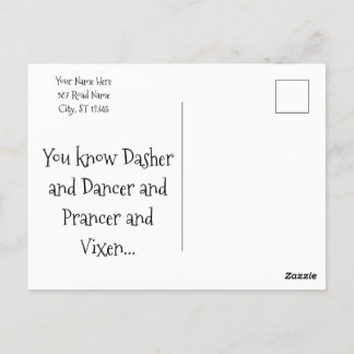 Cartão de Feriado de Ensilador de Bolsa de Natal