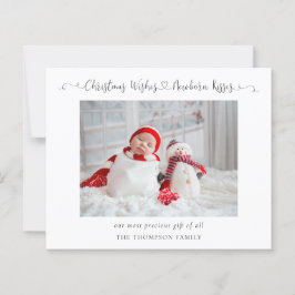 Cartão de Feriado de Estatísticas de Fotografias d