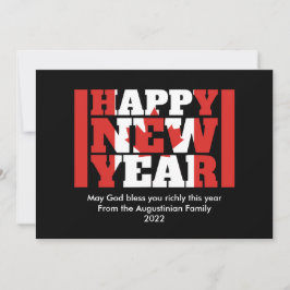 Cartão de Feriado de FELIZ ANO NOVO Cristão CANADÁ